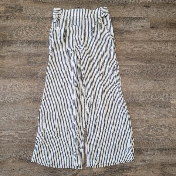 WILFRED | Aritzia Faun Striped Wide-Leg Pant | Sz. S - Picture 6 of 11